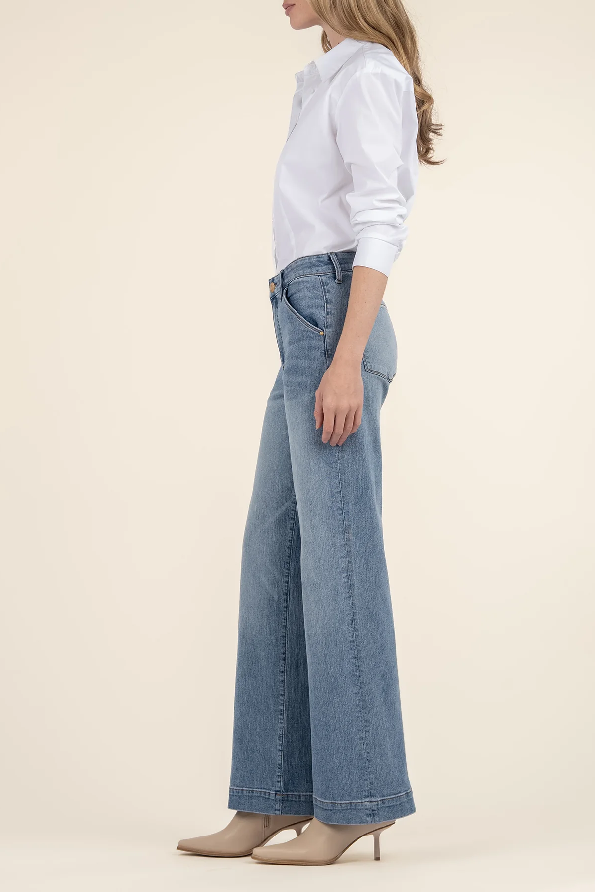 Jodi High Rise Wide Leg- Vital w/Medium Base Wash