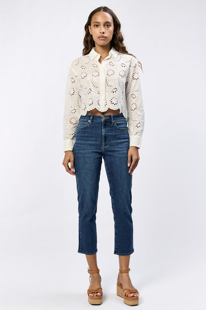 Frankie High Rise Cropped Denim