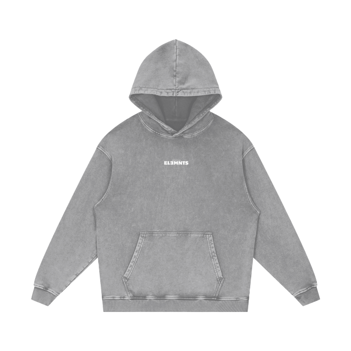 ESSNTIAL ELEMNTS Unisex 420G OS Acid Wash Hoodie