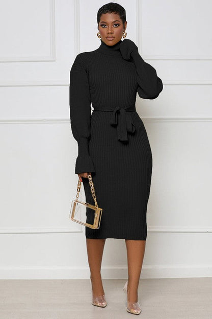 LONG MAXI SWEATER DRESS