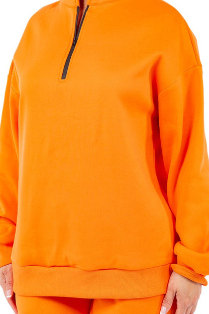 WOMEN FASHION SWEATSHIRT AND SHORT SET