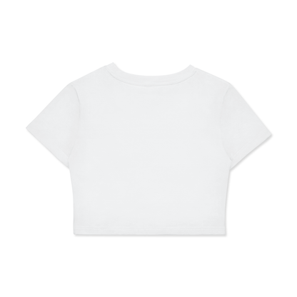 ESSNTIAL ELEMNTS 180G Women's Fitted Cropped Tee