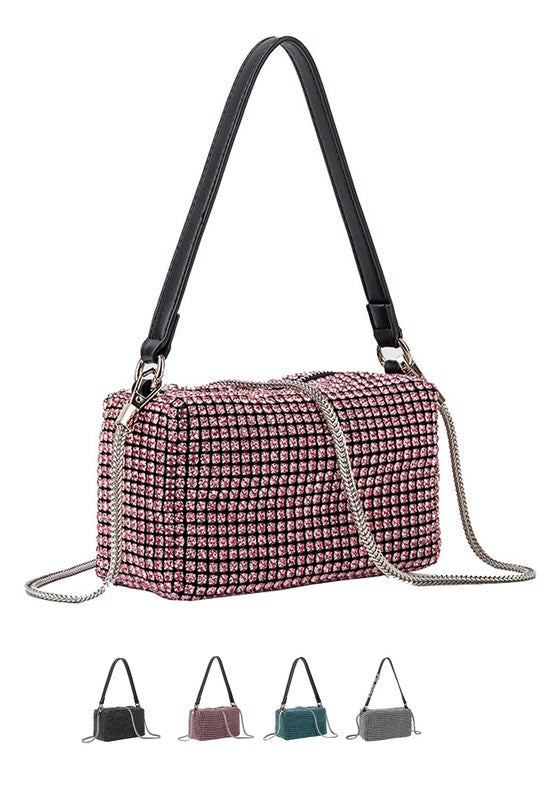 Rhinestone Bag Chain Evening  Shoulder Purse