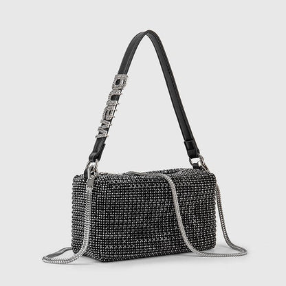 Rhinestone Bag Chain Evening  Shoulder Purse