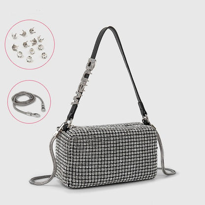 Rhinestone Bag Chain Evening  Shoulder Purse