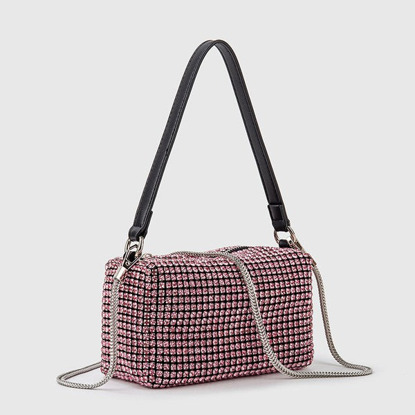 Rhinestone Bag Chain Evening  Shoulder Purse