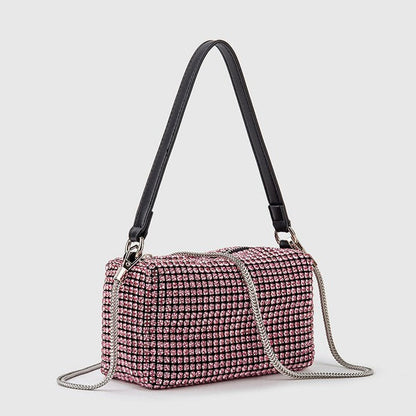 Rhinestone Bag Chain Evening  Shoulder Purse