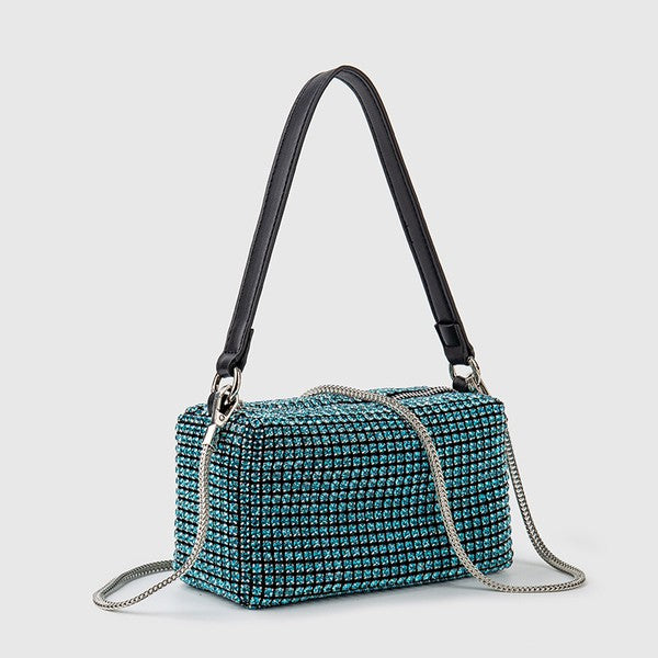 Rhinestone Bag Chain Evening  Shoulder Purse