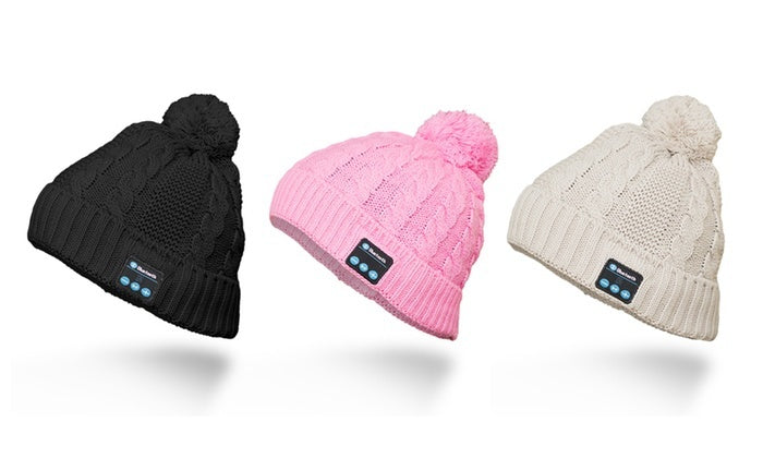 Bluetooth Pom-Pom Beanie