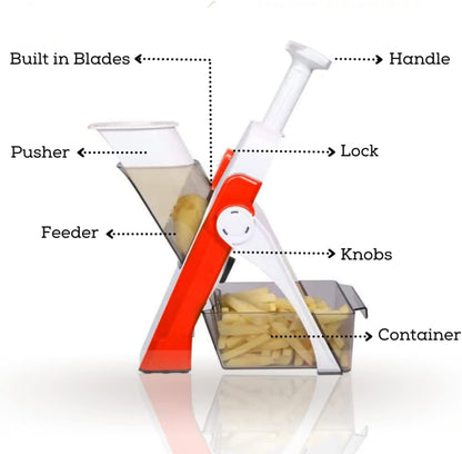 Mandoline Vegetable Slicer with Adjustable Thickness