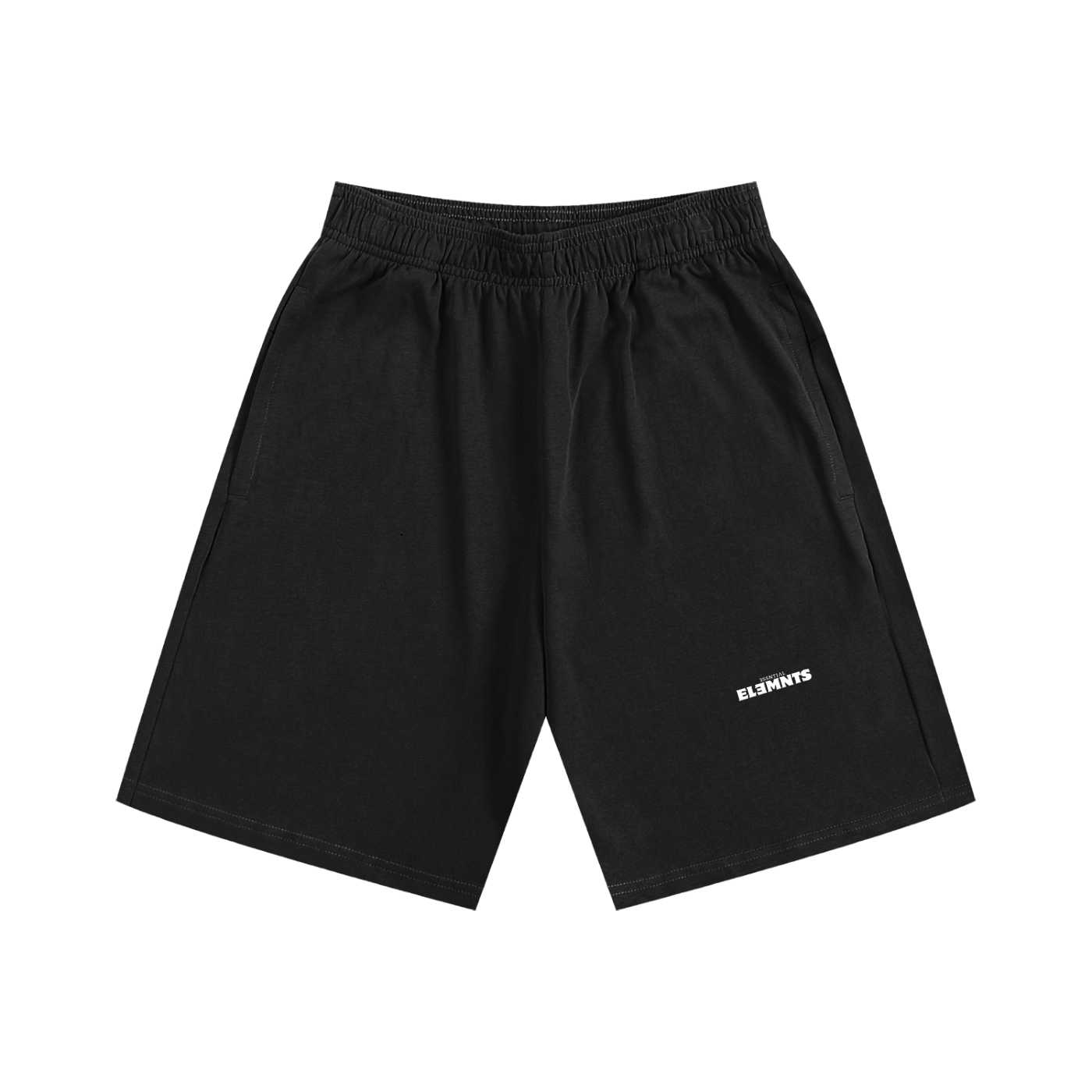 ESSNTIAL ELEMNTS Unisex 330G HW Cotton Shorts