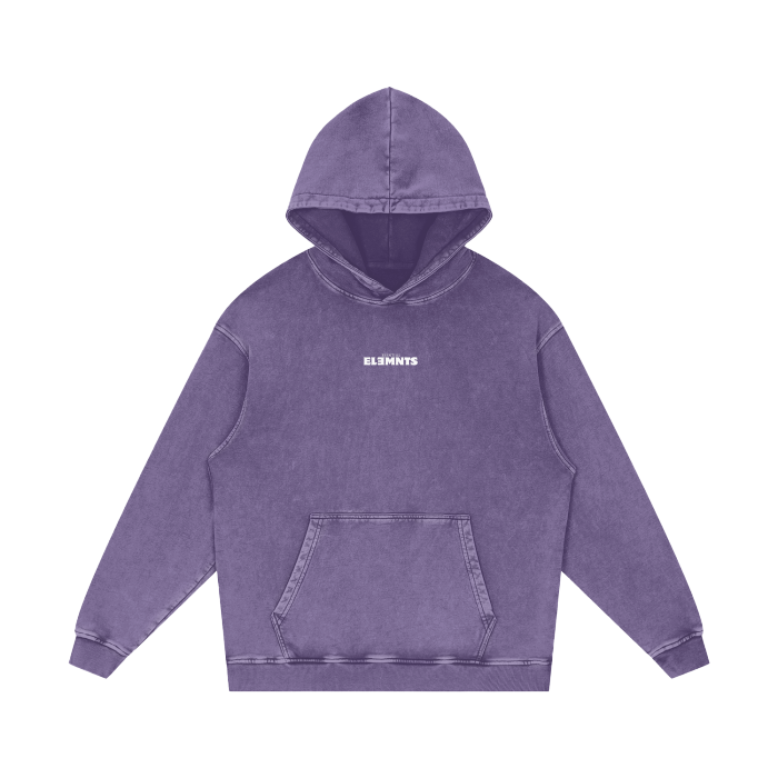 ESSNTIAL ELEMNTS Unisex 420G OS Acid Wash Hoodie