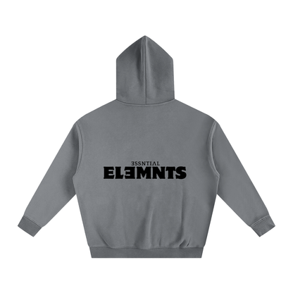 ESSNTIAL ELEMNTS Unisex 350G OS Solid Color Fleeced Hoodie
