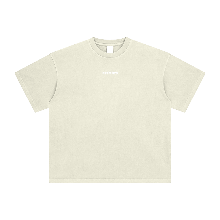 ESSNTIAL ELEMNTS Unisex DS Vintage Stone Wash Tee