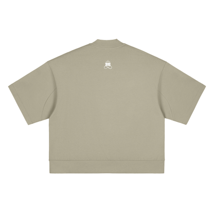 ESSNTIAL ELEMNTS Unisex 305G HW OS Mock Neck Tee