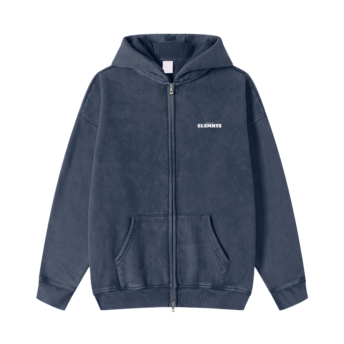 ESSNTIAL ELEMNTS Unisex 360G Snow Wash Fleece Hoodie