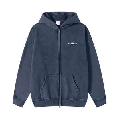 ESSNTIAL ELEMNTS Unisex 360G Snow Wash Fleece Hoodie