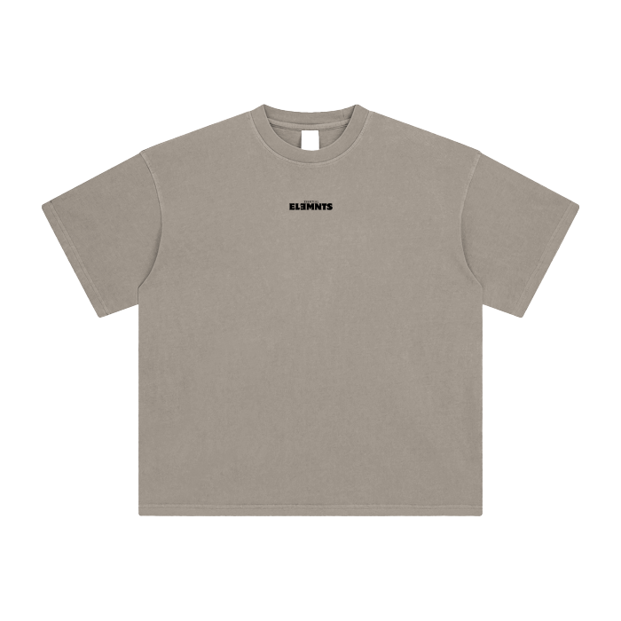ESSNTIAL ELEMNTS Unisex DS Vintage Stone Wash Tee
