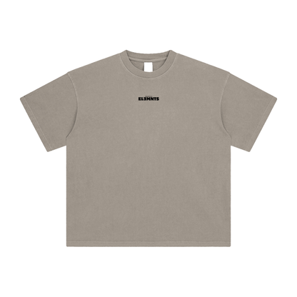 ESSNTIAL ELEMNTS Unisex DS Vintage Stone Wash Tee