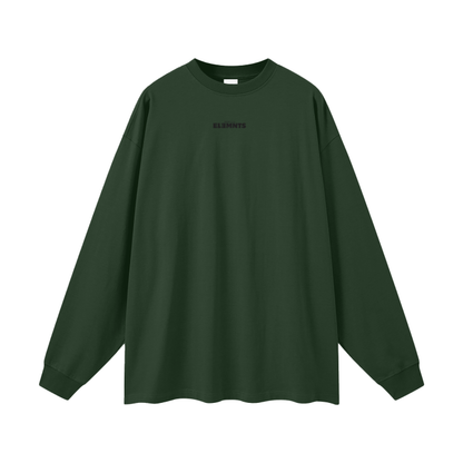 ESSNTIAL ELEMNTS Unisex 305G Long Sleeve Loose Tee