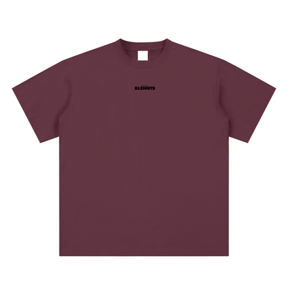 ESSNTIAL ELEMNTS Unisex 190G Sueded Premium Cotton Tee