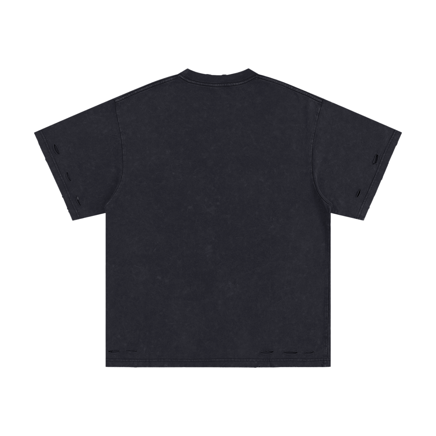 ESSNTIAL ELEMNTS Unisex 300G HW Washed Handfrayed Tee