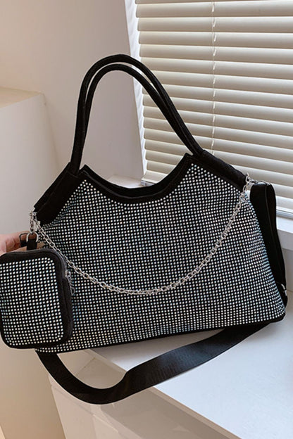 Glitter PVC Large Shoulder Bag