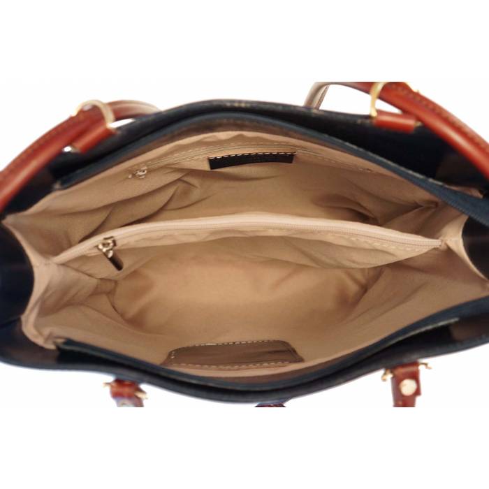 ELLA Convertible Leather Backpack ~ Red/Black