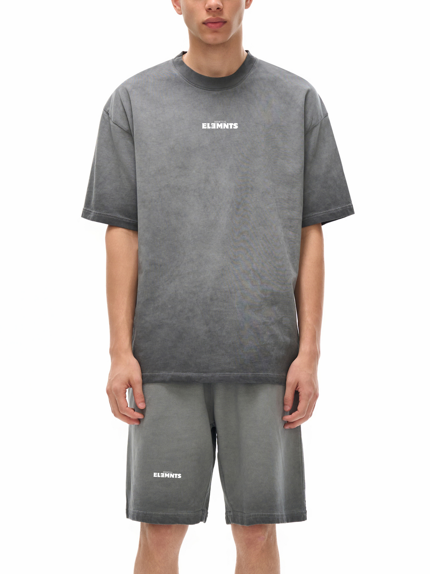 ESSNTIAL ELEMNTS Unisex 250G Reverse Dyed Tee