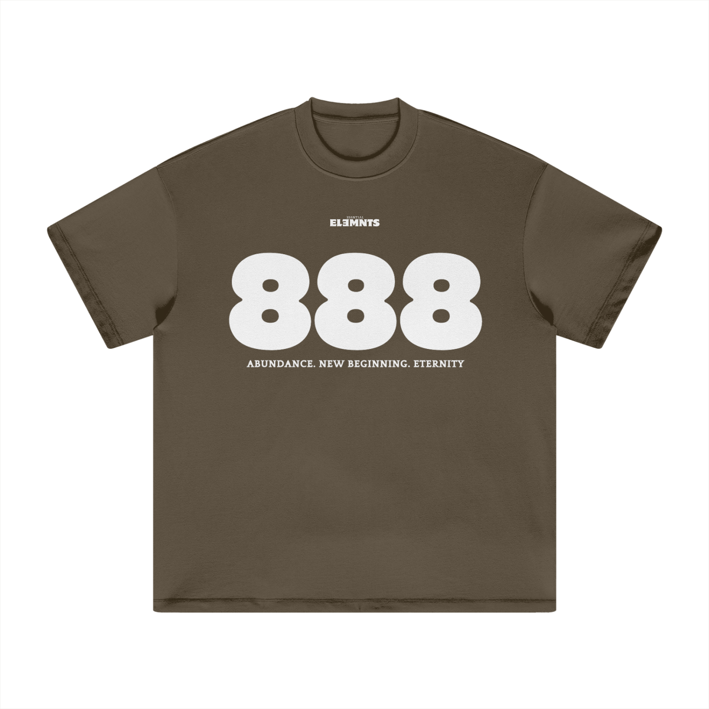 ESSNTIAL ELEMNTS Unisex Earth Tone Loose Fit Tee
