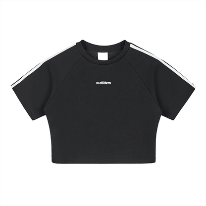 ESSNTIAL ELEMNTS Women's 230G Cooling Cropped Tee