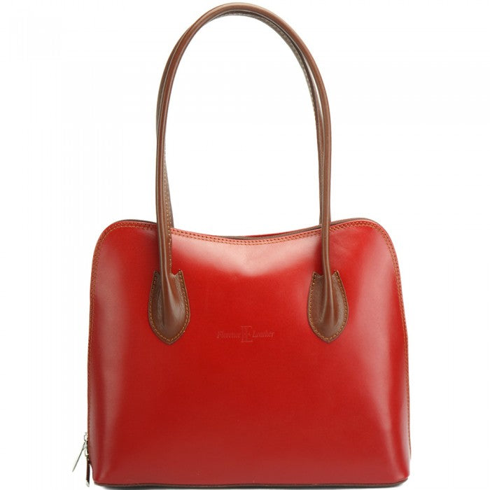 Staci Leather Shoulder Bag