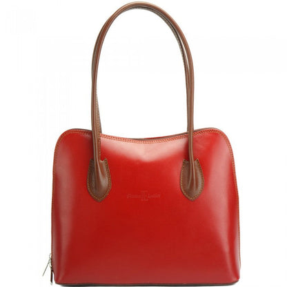 Staci Leather Shoulder Bag