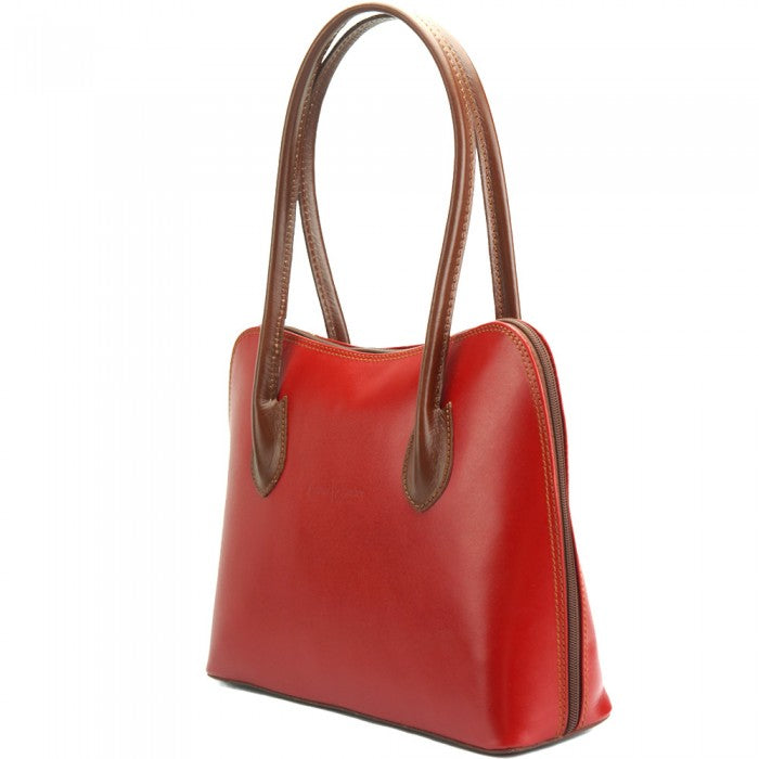Staci Leather Shoulder Bag