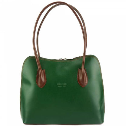 Staci Leather Shoulder Bag