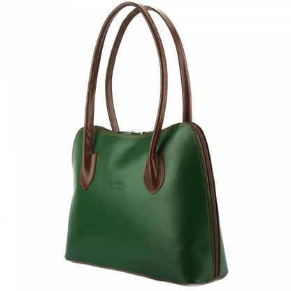 Staci Leather Shoulder Bag