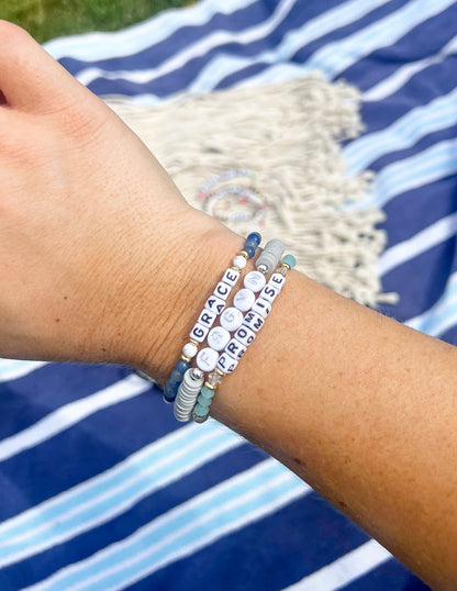 Grace Letter Bracelet