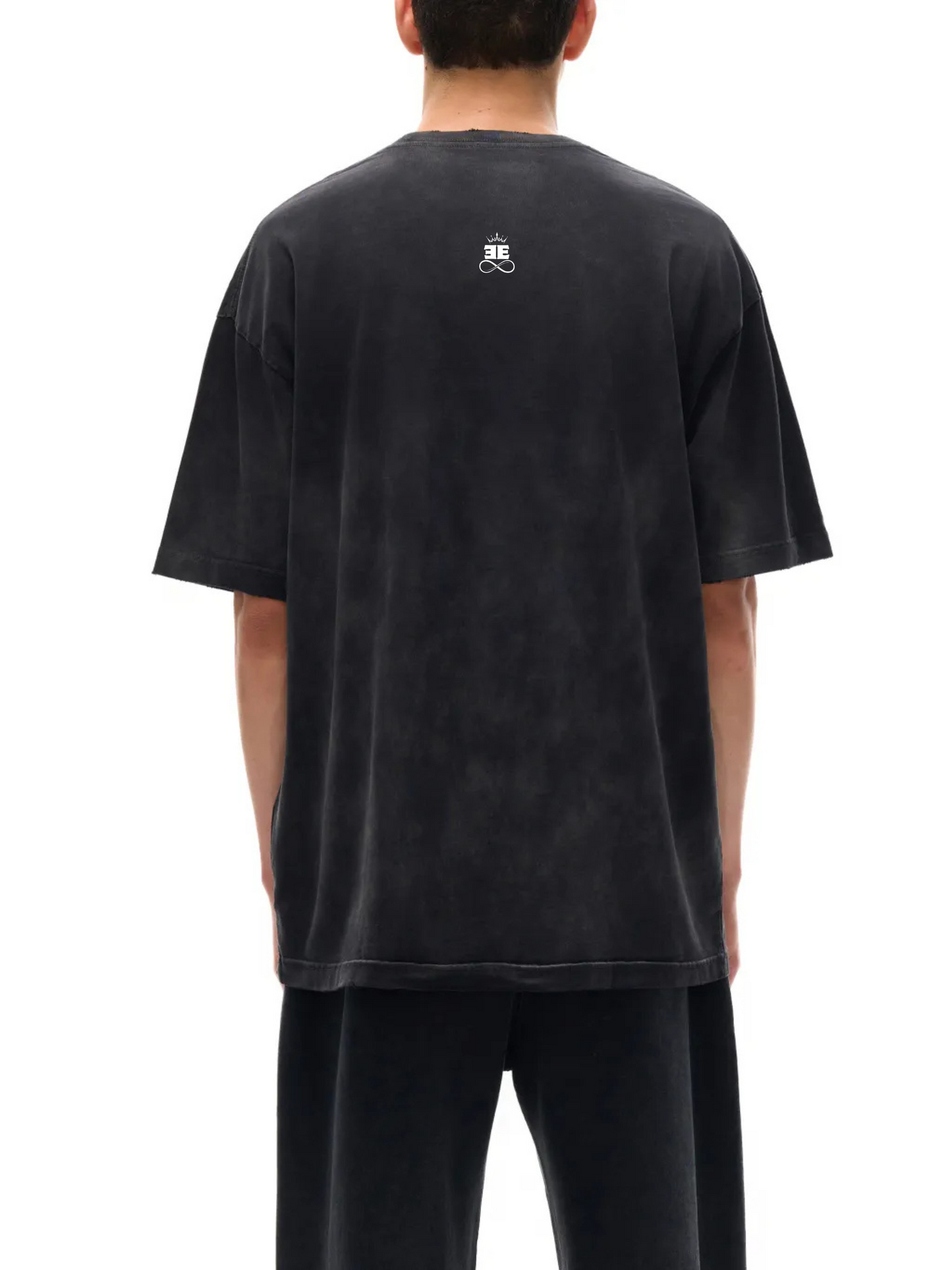 ESSNTIAL ELEMNTS Unisex 260G Vintage Wash Handfrayed Tee