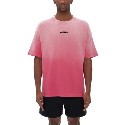 ESSNTIAL ELEMNTS Unisex Classic Wash Fade Gradient Tee