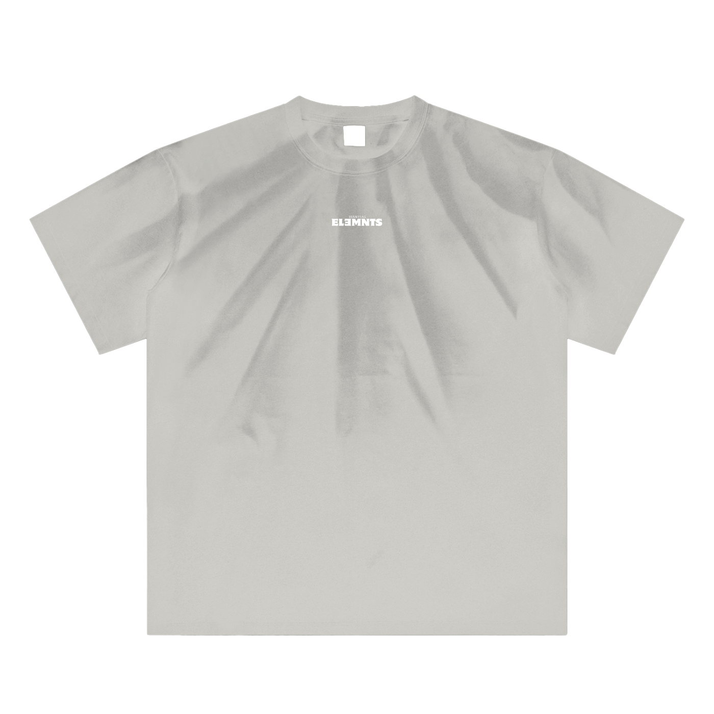 ESSNTIAL ELEMNTS Unisex 250G Hand-Scrunched Faded Tee