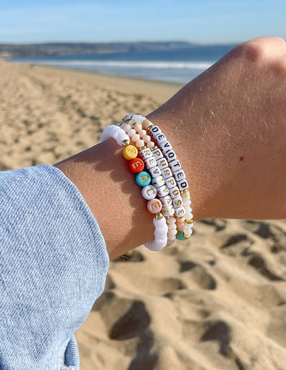 Purpose Letter Bracelet