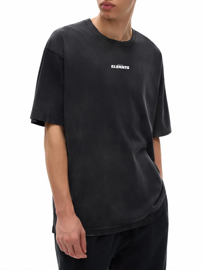 ESSNTIAL ELEMNTS Unisex 260G Vintage Wash Handfrayed Tee