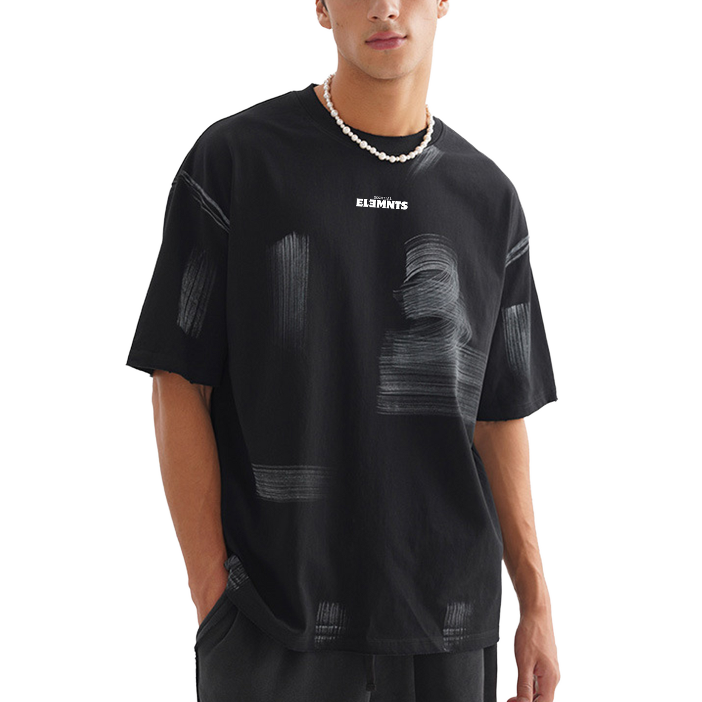 ESSNTIAL ELEMNTS Unisex Classic Hand Brushed Tee