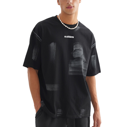 ESSNTIAL ELEMNTS Unisex Classic Hand Brushed Tee