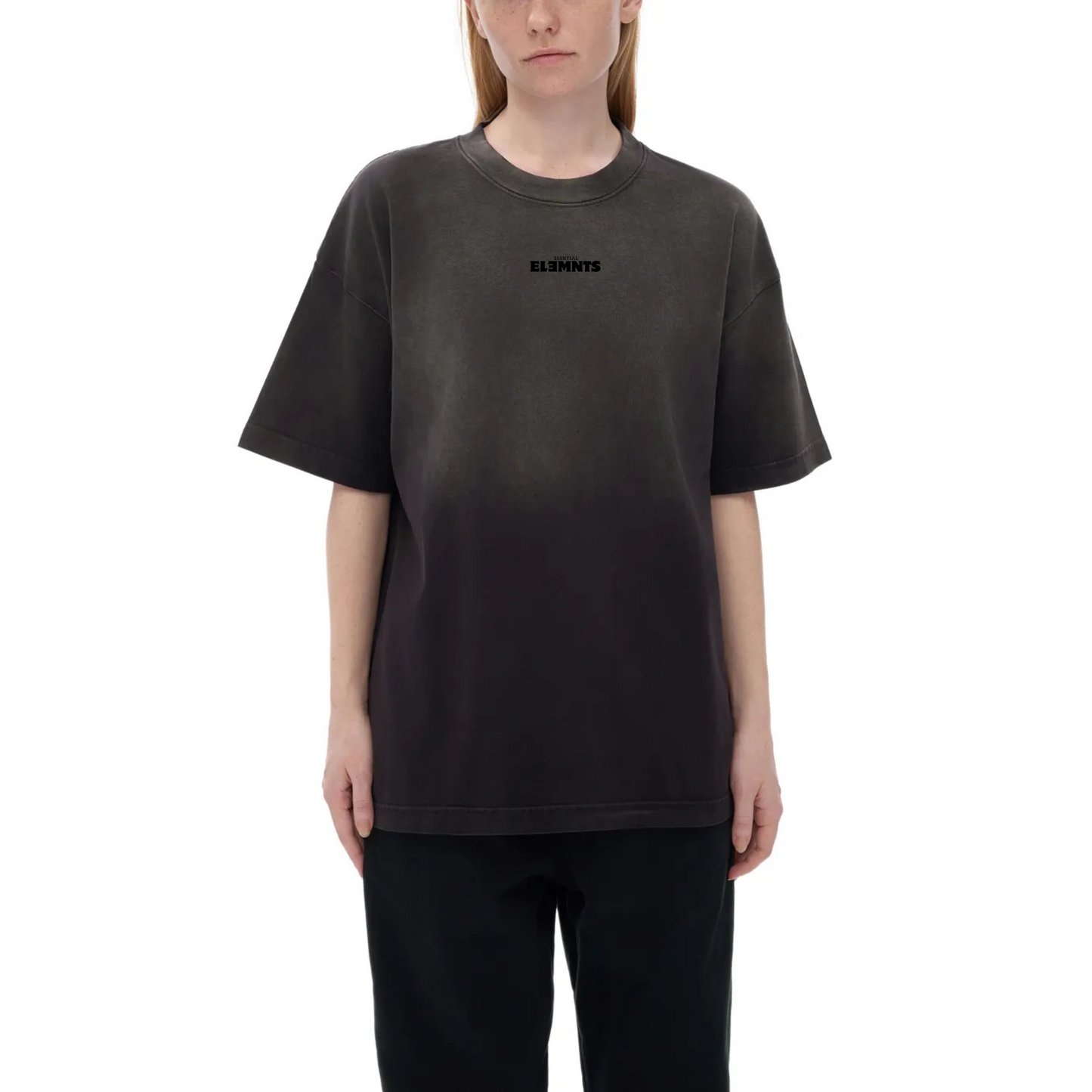 ESSNTIAL ELEMNTS Unisex Classic Wash Fade Gradient Tee