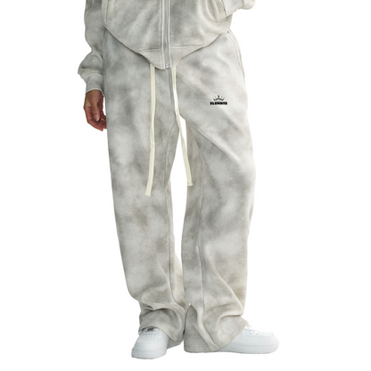 ESSNTIAL ELEMNTS Unisex Dirty Washed Fleece Sweatpants