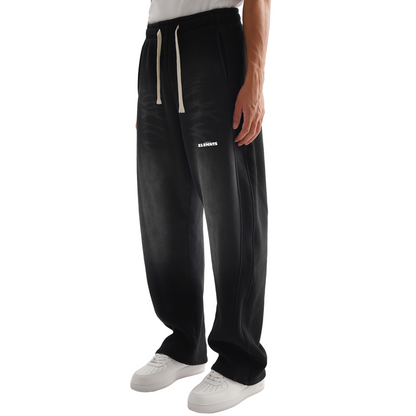 ESSNTIAL ELEMNTS Unisex Faded Curved Blade Sweatpants