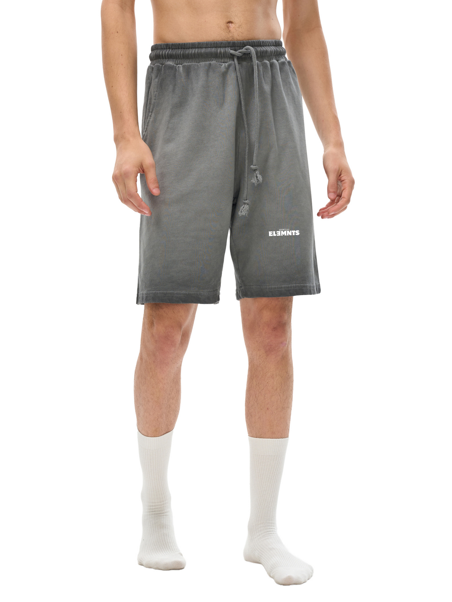 ESSNTIAL ELEMNTS Unisex 350G Reverse Dyed Sweatshorts