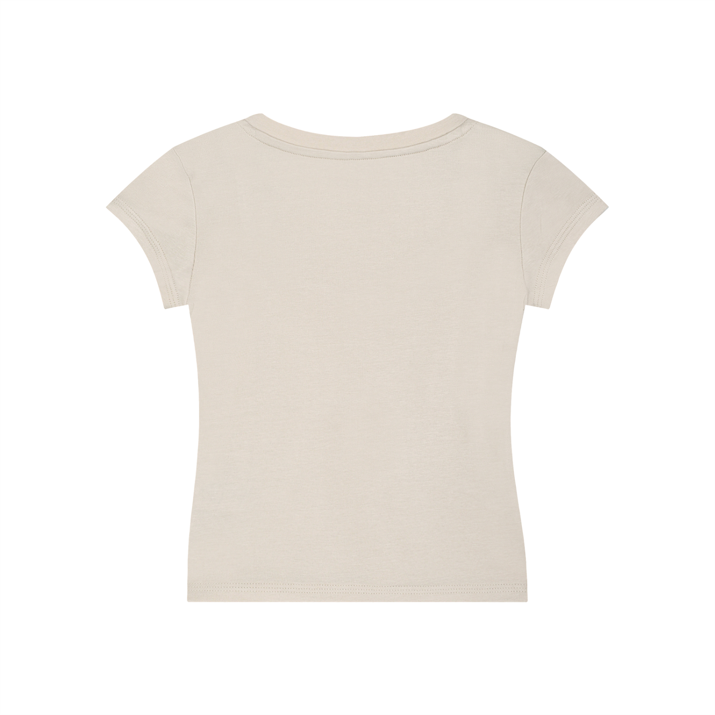 ESSNTIAL ELEMNTS Women's 215G V-Neck Thin Bodycon Tee