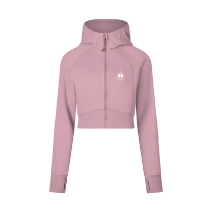 ESSNTIAL ELEMNTS Women's 320G Crop Street Hoodie